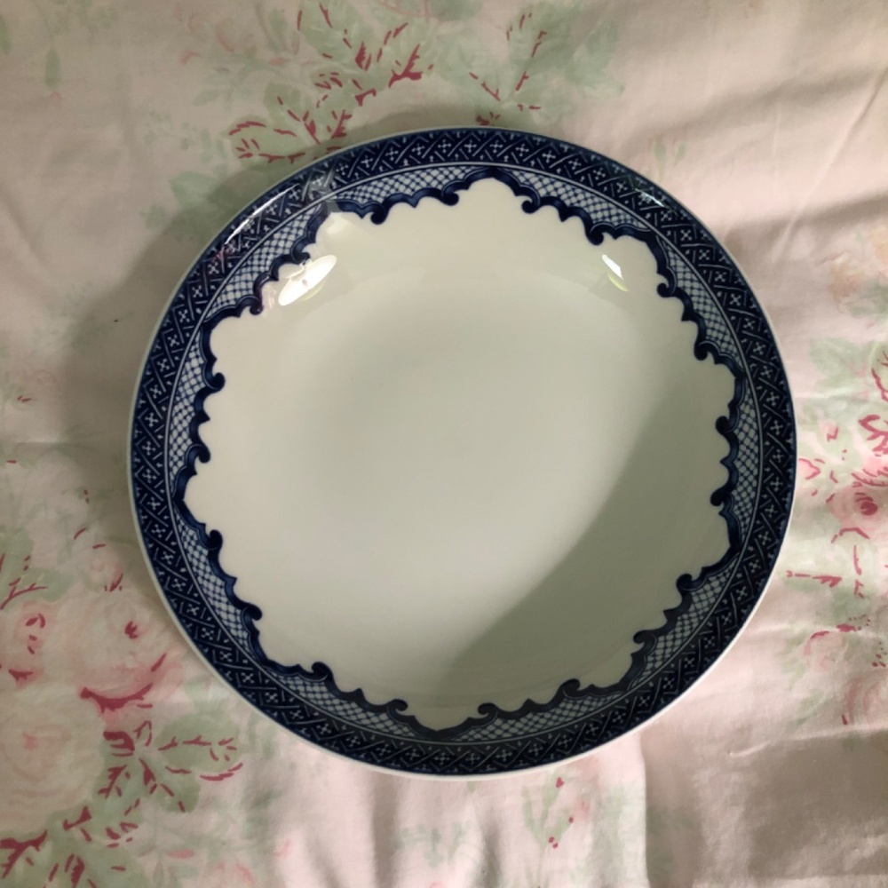 Ralph Lauren set of 2 discontinued Mandarin Blue chinoiserie coupe soup bowls - Picture 4 of 11